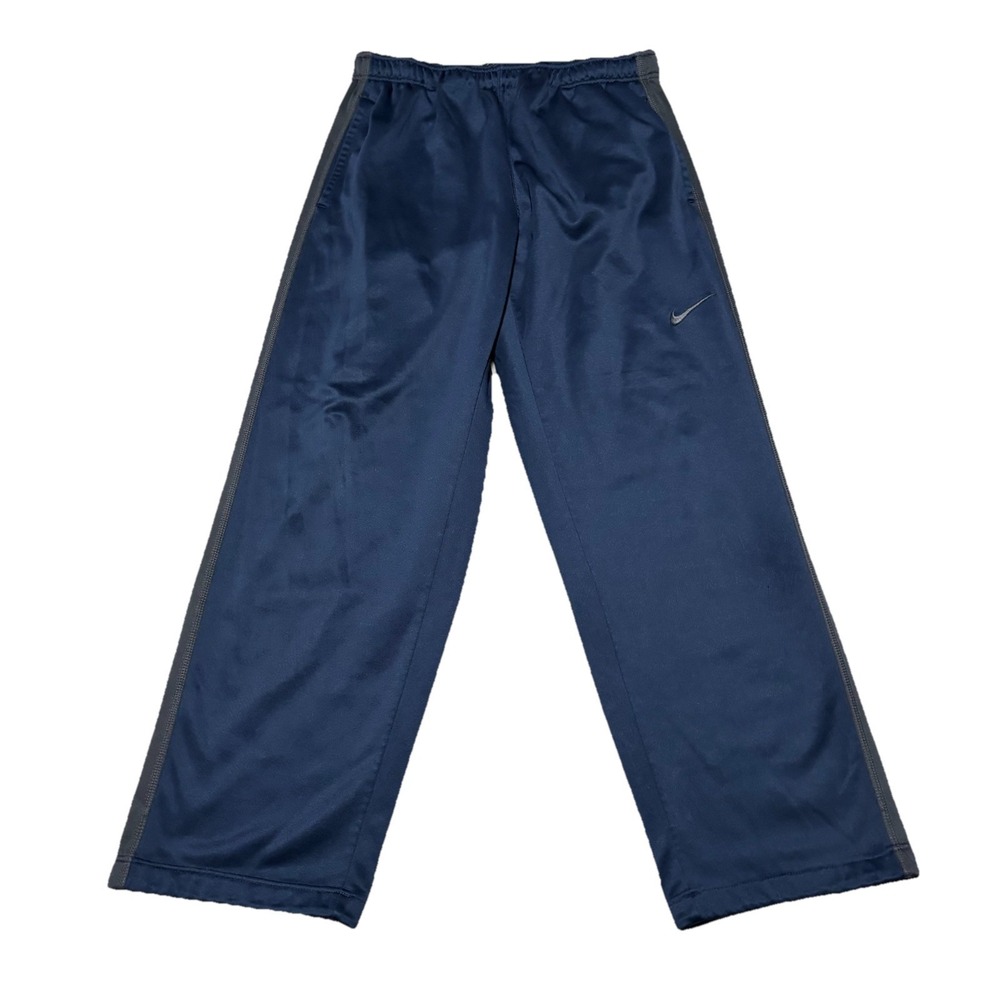 Nike Therma-Fit Men's Sweatpants Navy Blue Gray Stripe Size Large‎ 31 x 31